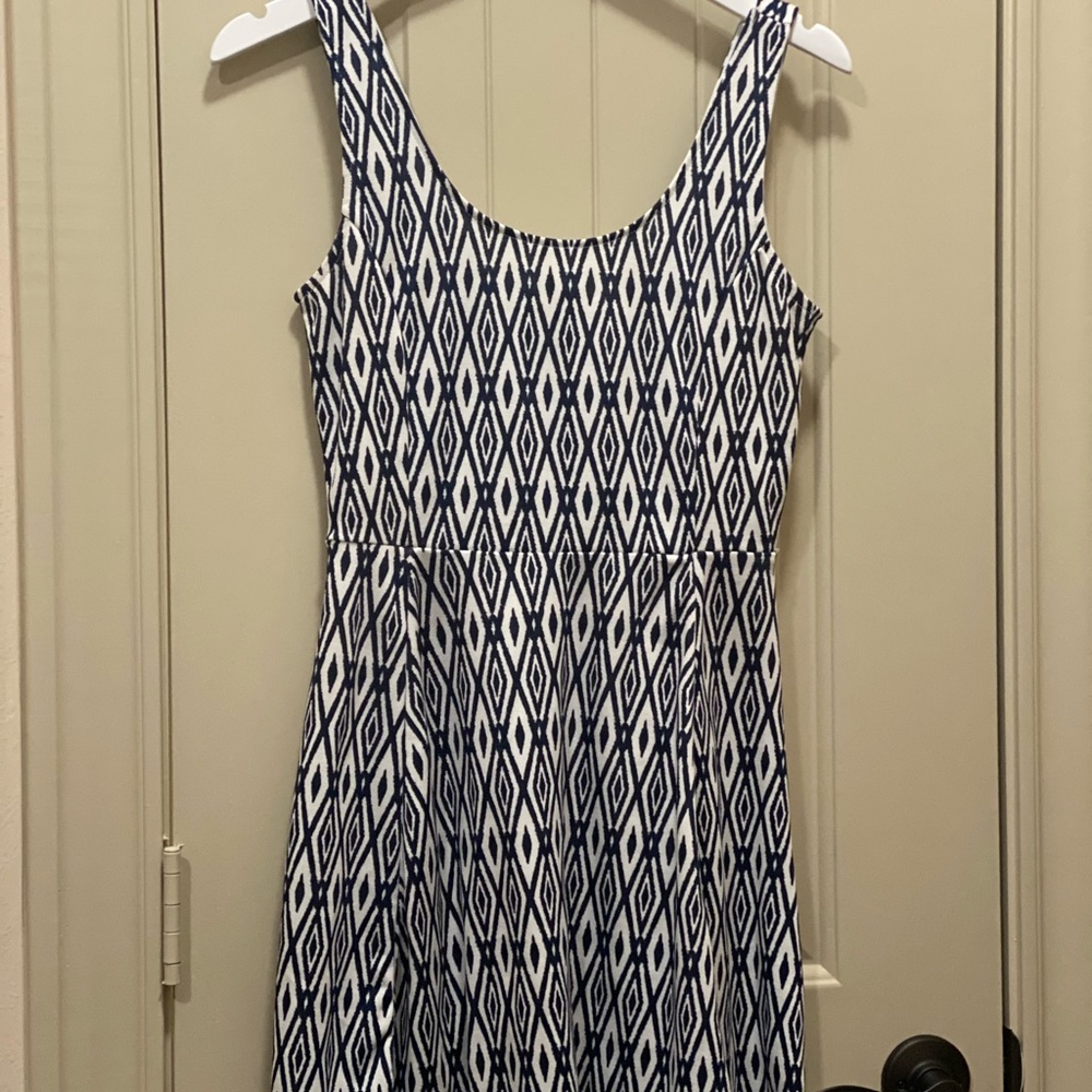 H&M Divided Blue White Dress - Picture 8 of 8